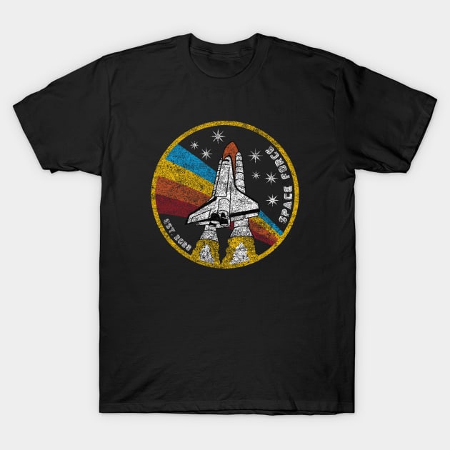Space Force Shuttle Logo T-Shirt by erock